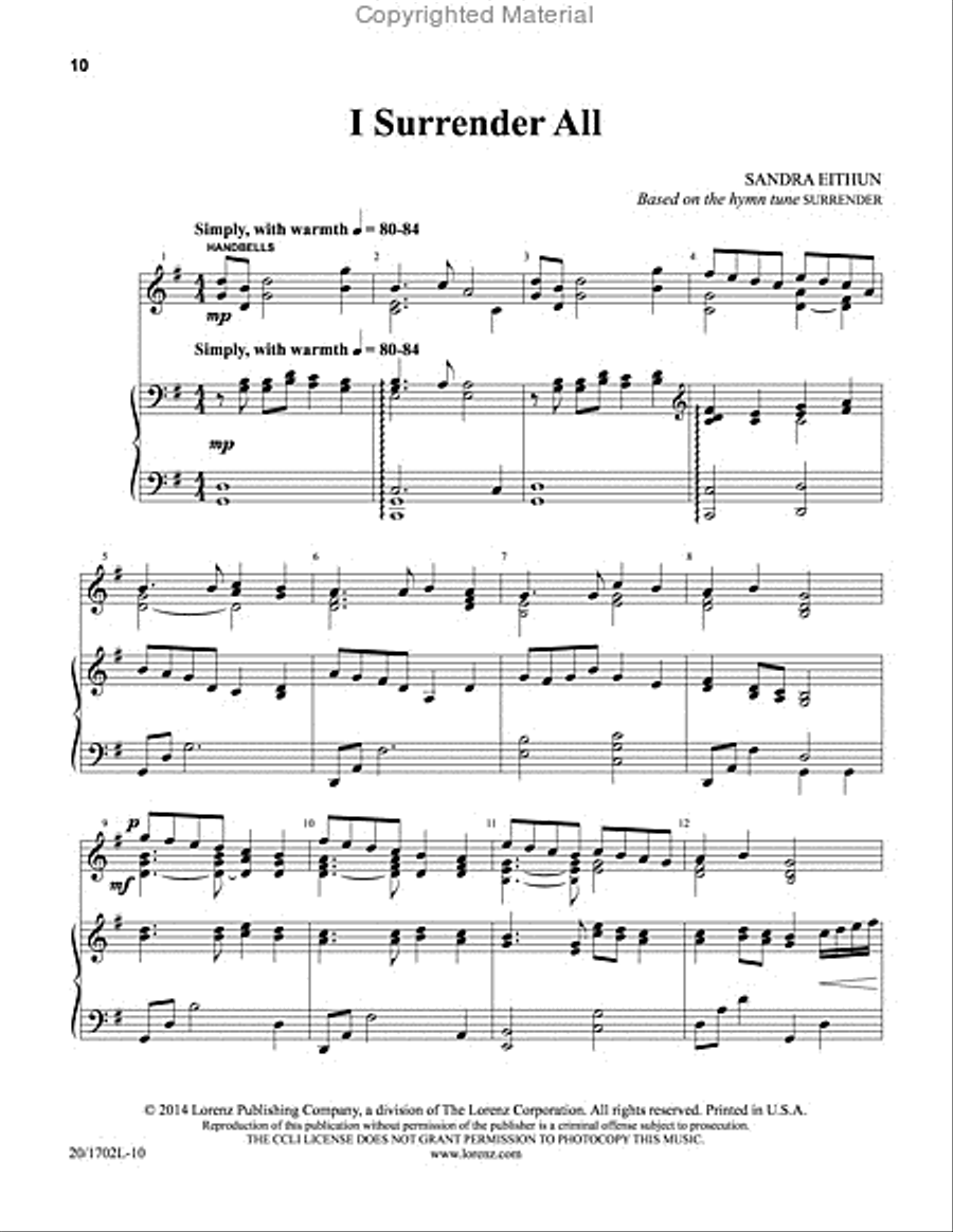 Hymns for Three to Six Ringers 3-Octaves scores gallery preview page 2