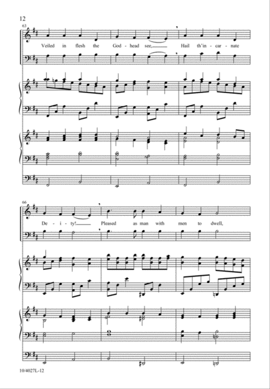 Joyful, All Ye Nations, Rise! 3-Part scores gallery preview page 13