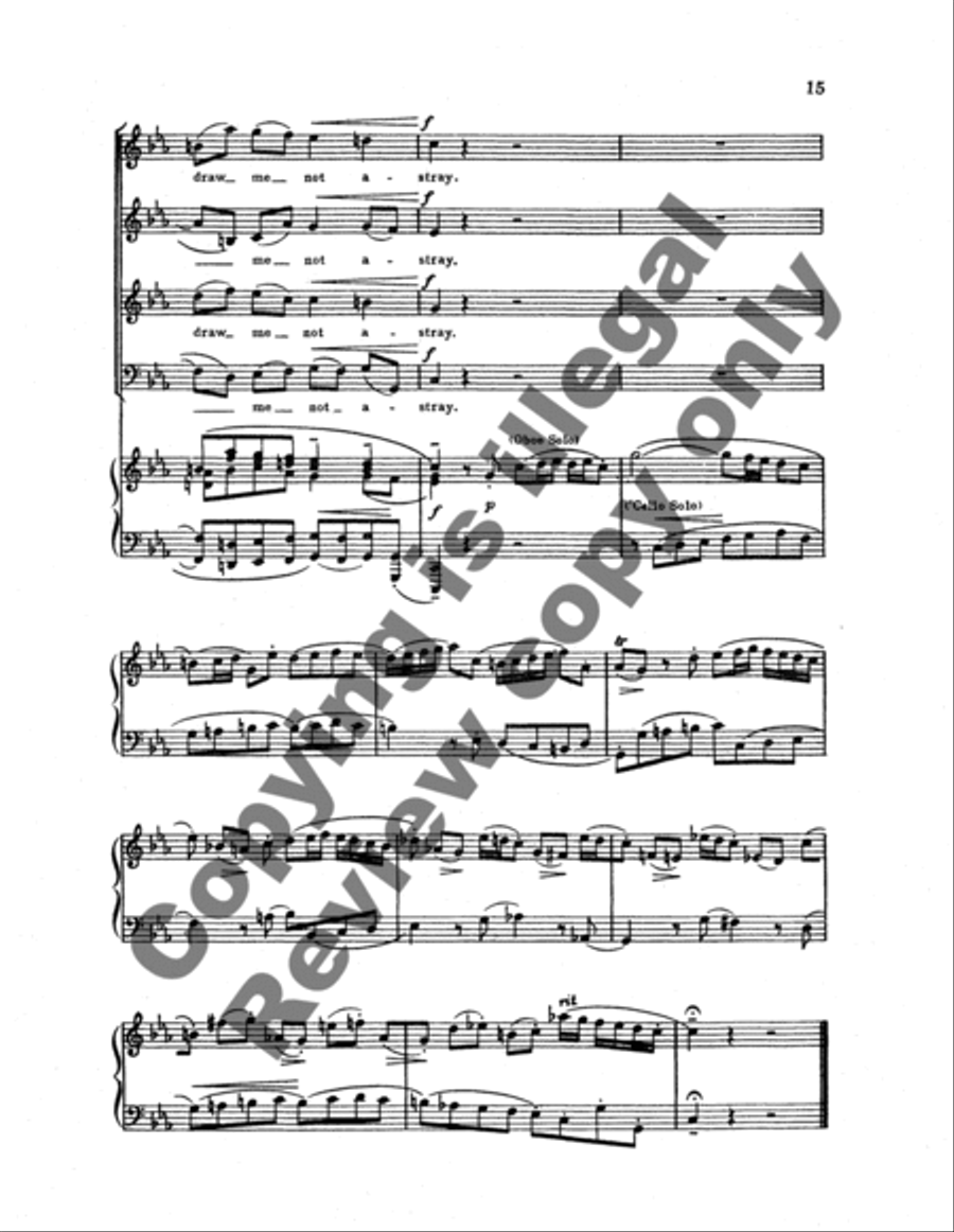 St. Matthew Passion: I Would Beside My Lord, BWV 244 4-Part scores gallery preview page 12