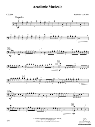 Academié Musicale: Cello