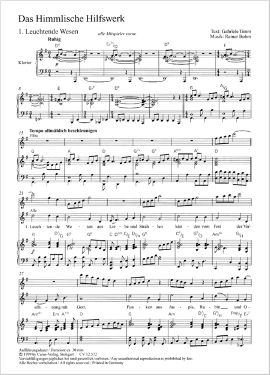 Das Himmliche Hilfswerk 2-Part scores gallery preview page 2