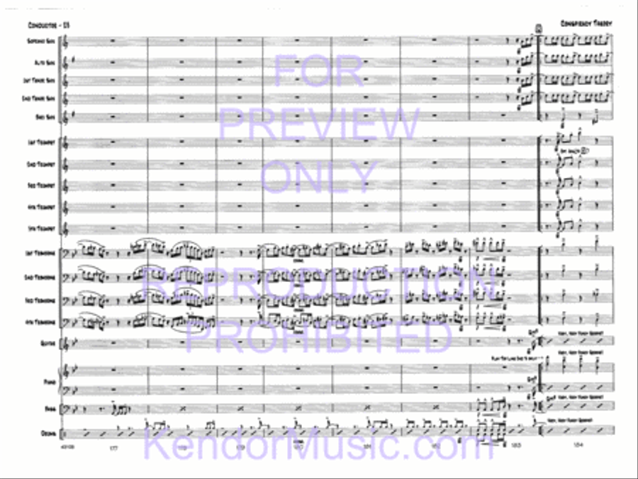 Conspiracy Theory Jazz Ensemble scores gallery preview page 25