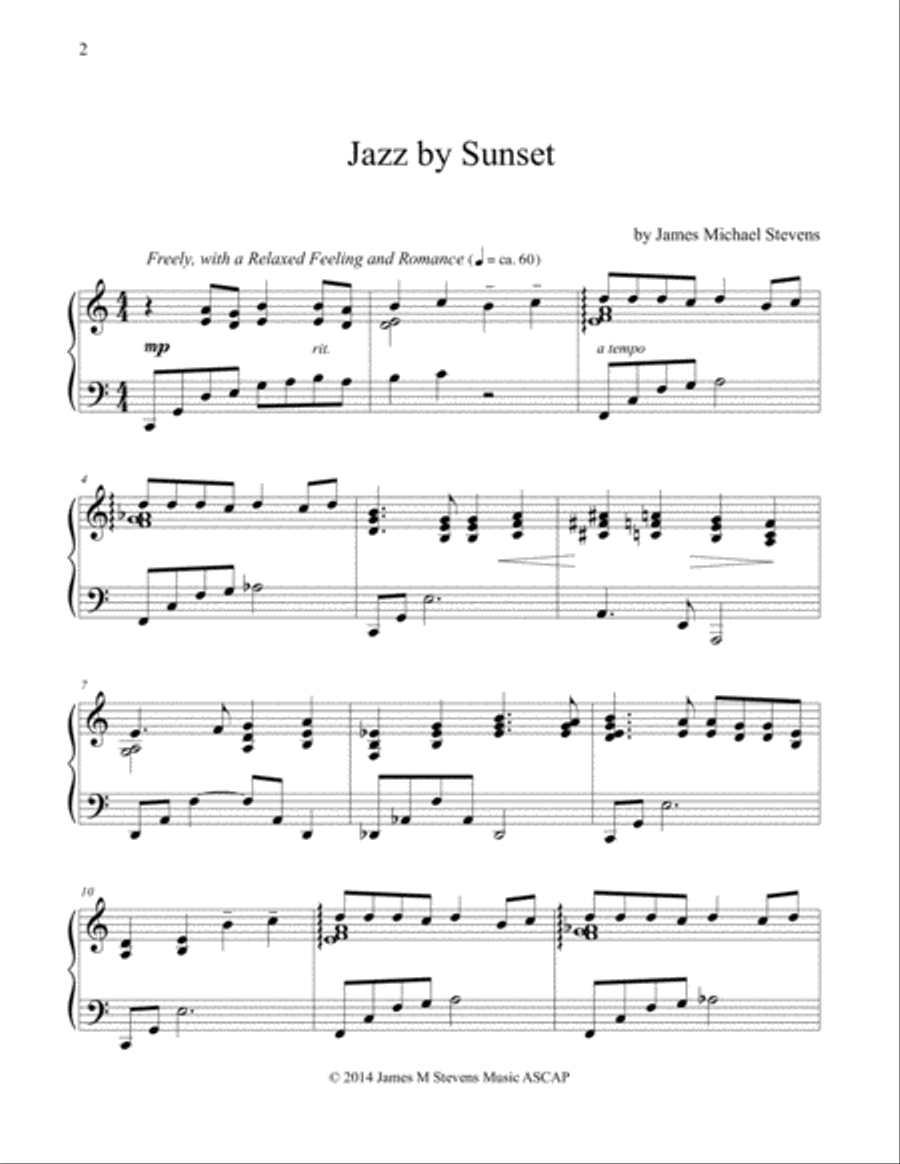 Relaxing & Romantic Piano Piano Solo scores gallery preview page 2