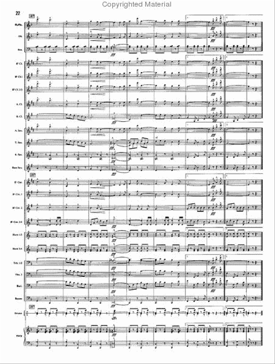 Semper Fidelis Concert Band scores gallery preview page 15