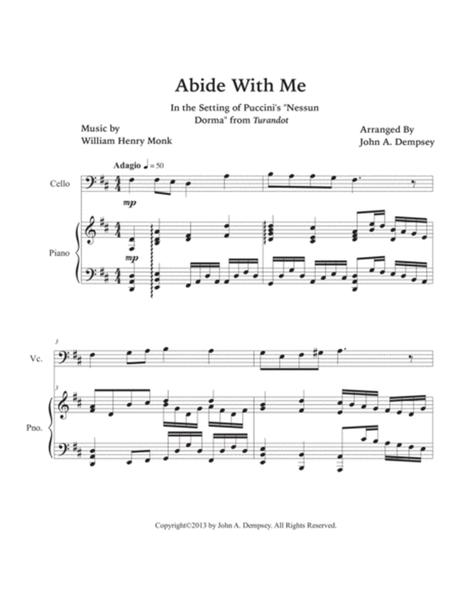 Abide With Me (Cello and Piano) image number null