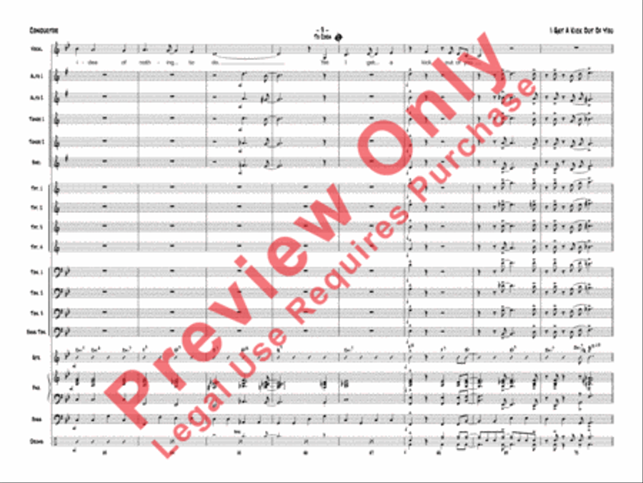 I Get a Kick Out of You Jazz Ensemble scores gallery preview page 12