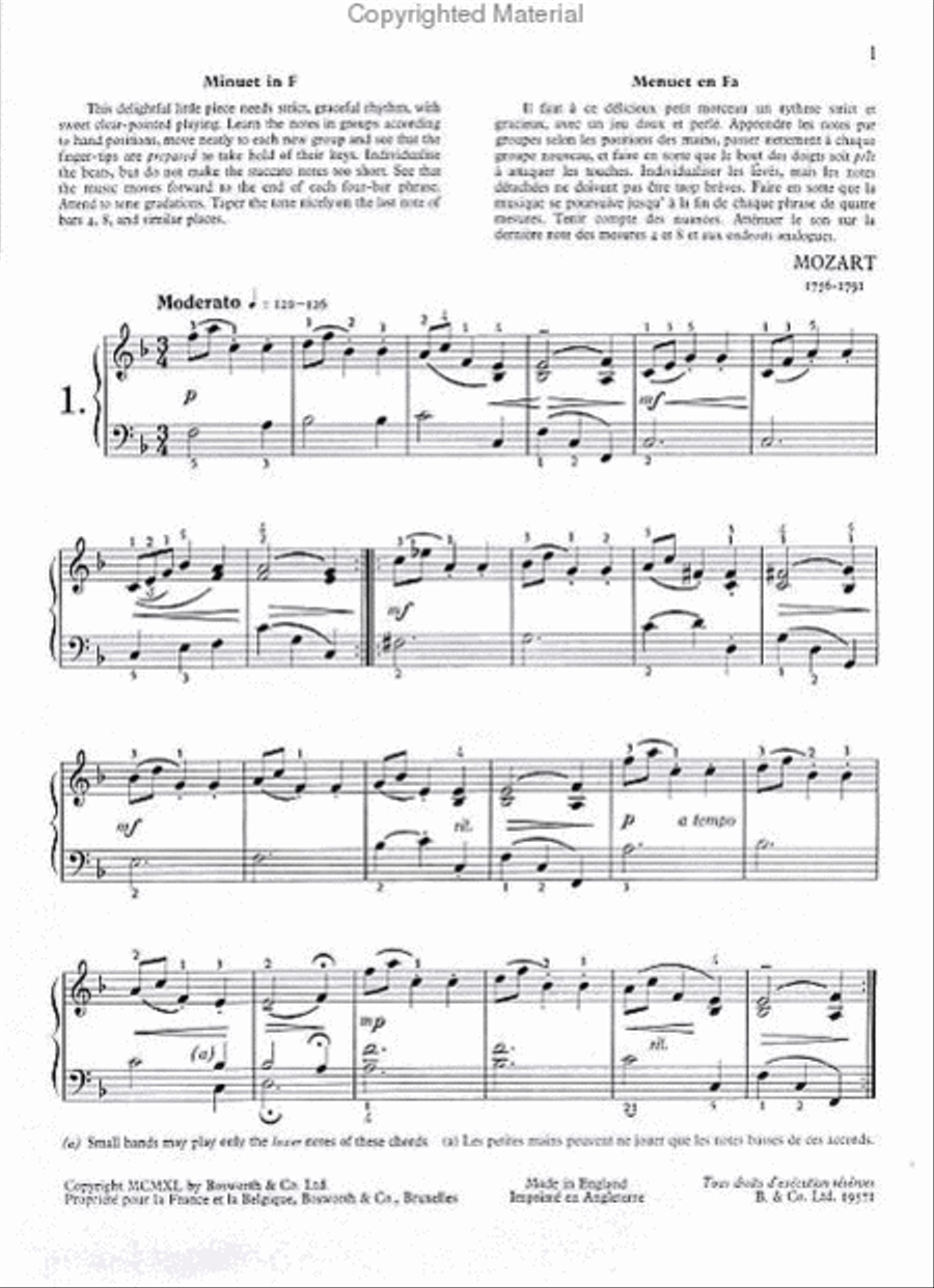 Hours with the Masters – Book 1, Grades 1 & 2 Piano Solo scores gallery preview page 2