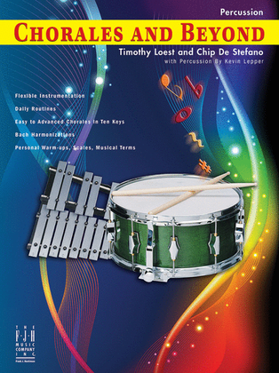 Book cover for Chorales and Beyond-Percussion