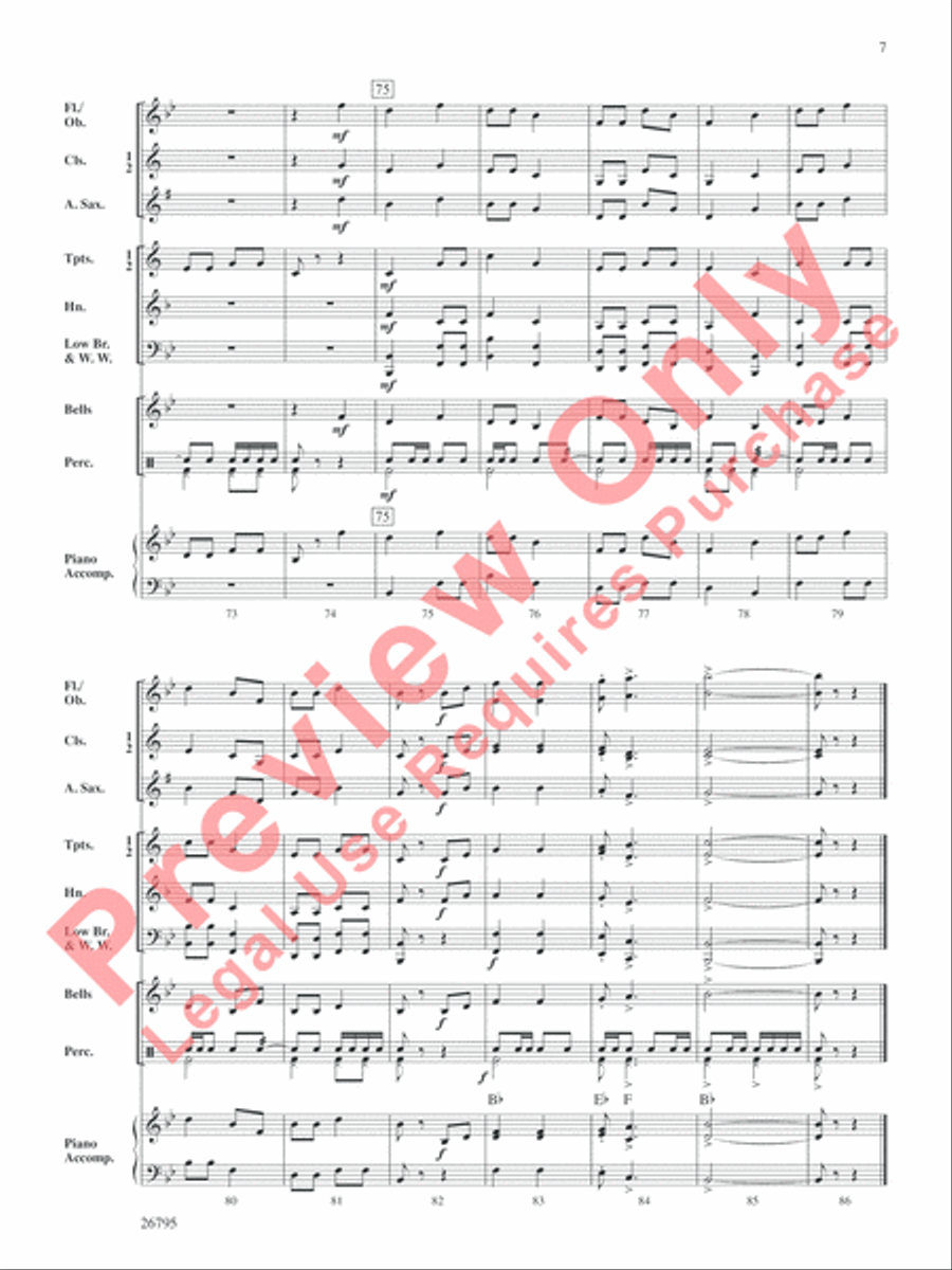 Marching Marines Concert Band scores gallery preview page 8