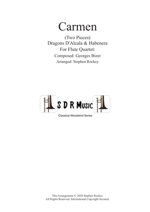 Book cover for Carmen: 2 Pieces for Flute Quartet