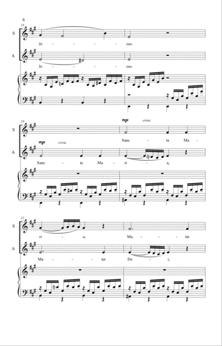 Ave Maria Ave Maria SA scores gallery preview page 5