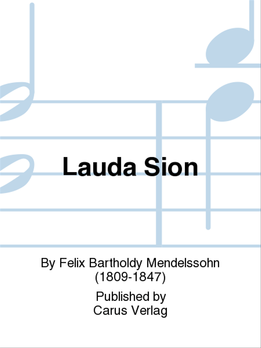 Lauda Sion 4-Part scores gallery preview page 1