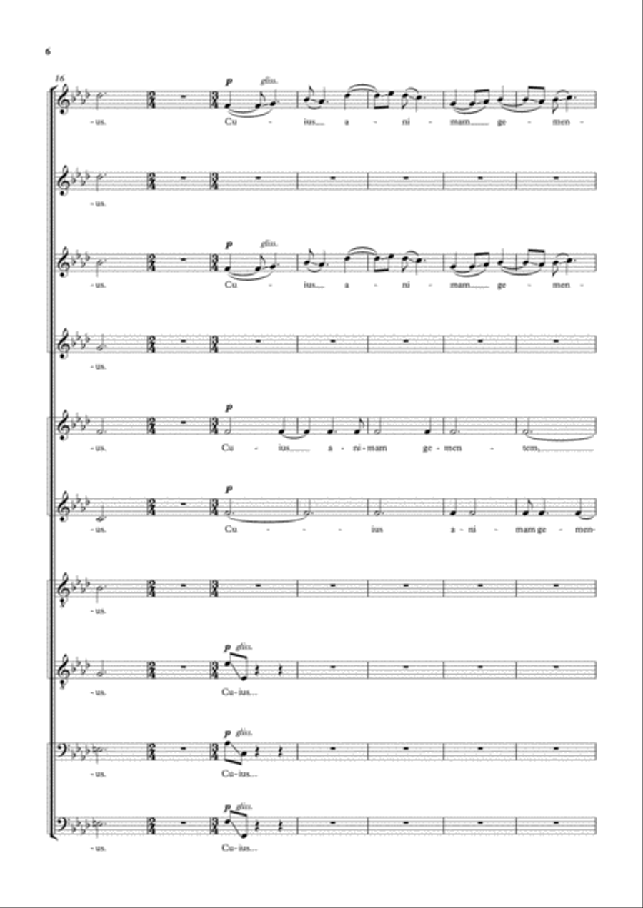 Stabat mater 4-Part scores gallery preview page 4