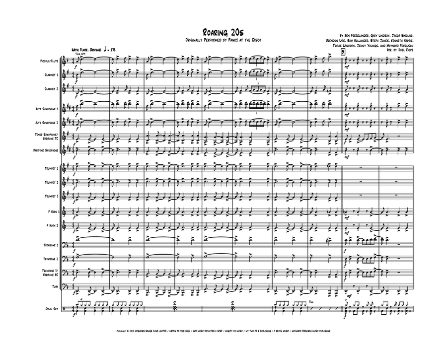 Roaring 20's Roaring 20's Marching Band scores gallery preview page 2