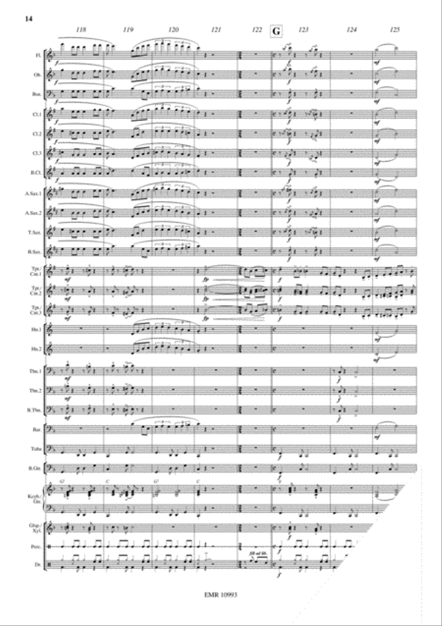 Viva Mexico Concert Band scores gallery preview page 15