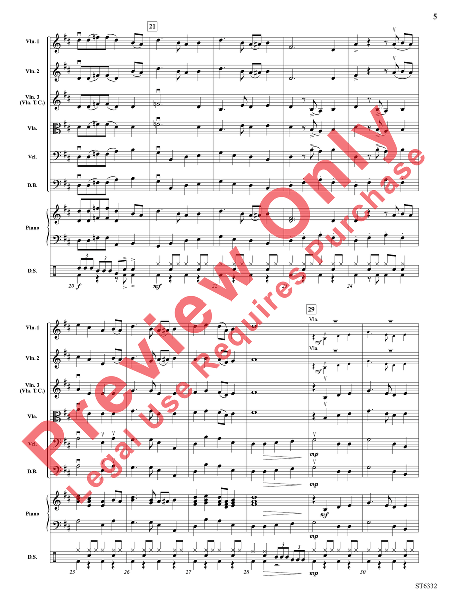 D Jam Blues D Jam Blues String Orchestra scores gallery preview page 6