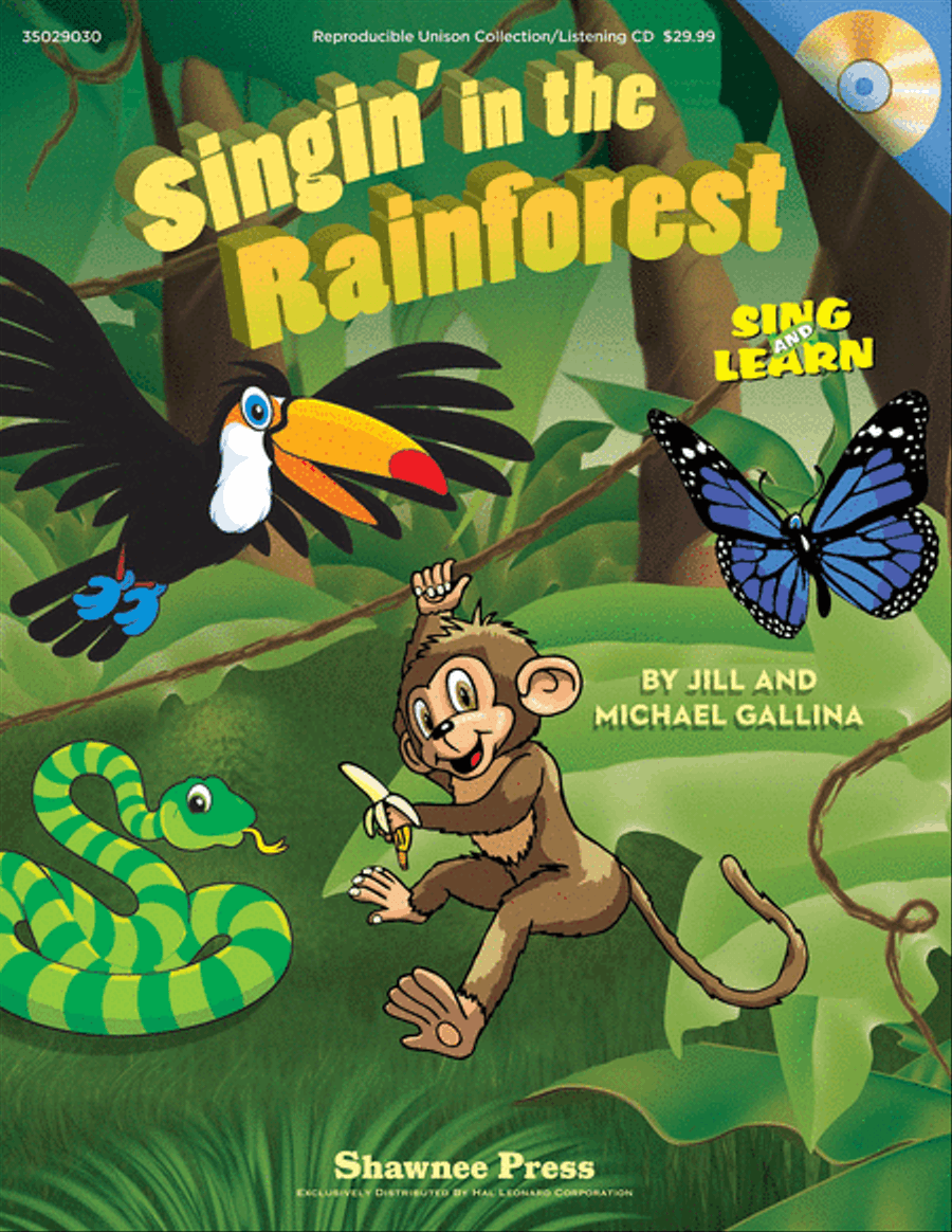 Singin' in the Rainforest Unison Choir scores gallery preview page 1