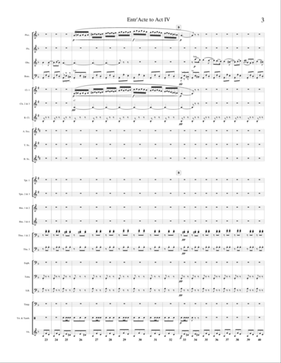 Aragonaise (Entr'acte to Act IV of Carmen) Concert Band scores gallery preview page 2