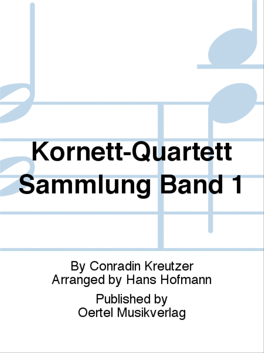 Kornett-Quartett Sammlung Vol. 1 Concert Band scores gallery preview page 1