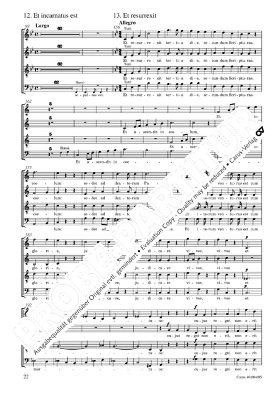 Grosse Mariazeller Messe in C 4-Part scores gallery preview page 23