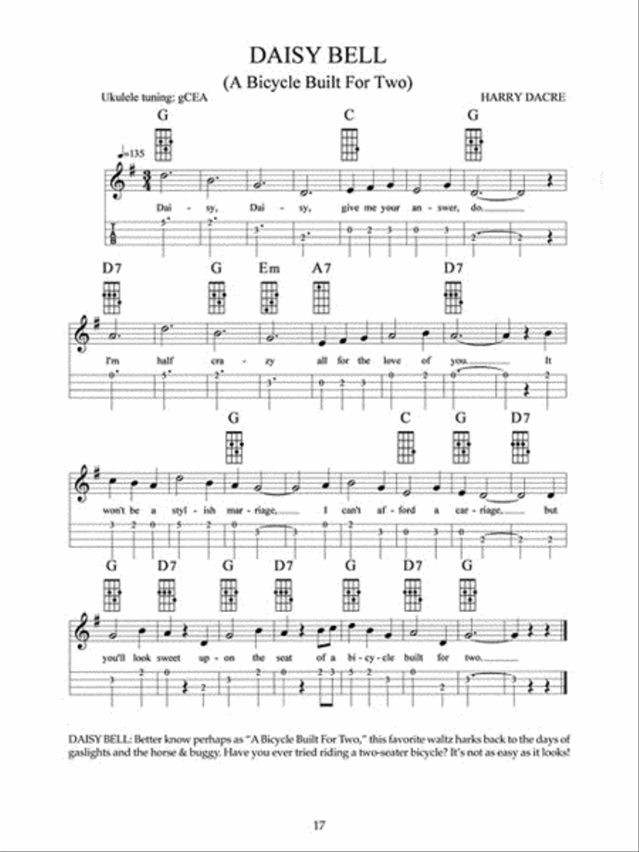 Love Songs for Ukulele Guitar Tablature scores gallery preview page 5