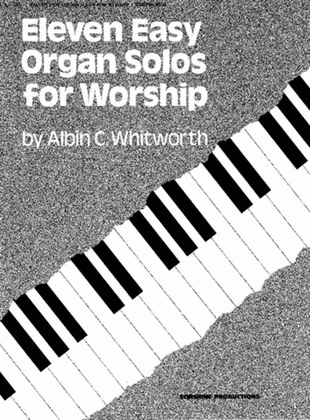 Book cover for Eleven Easy Organ Solos for Worship