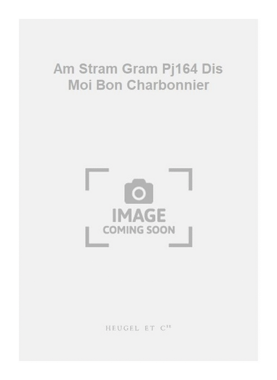 Am Stram Gram Pj164 Dis Moi Bon Charbonnier Choir scores gallery preview page 1