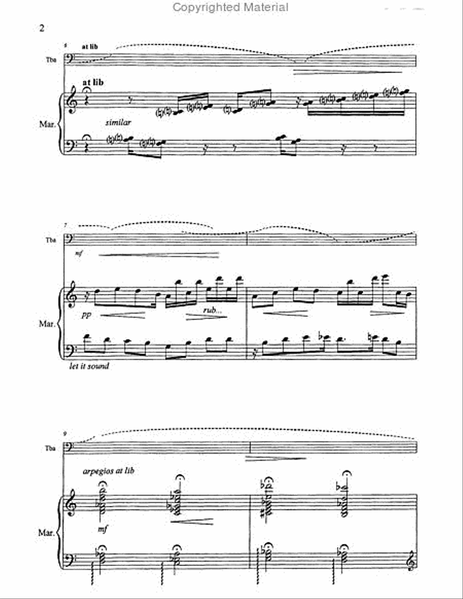 Angels Carillons Tuba scores gallery preview page 3
