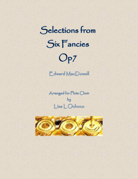 Selections from Six Fancies for Flute Choir image number null