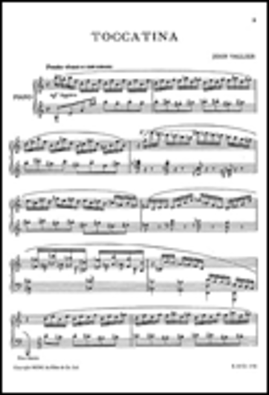Vallier Toccatina Pno Vallier Toccatina Pno Piano Solo scores gallery preview page 1