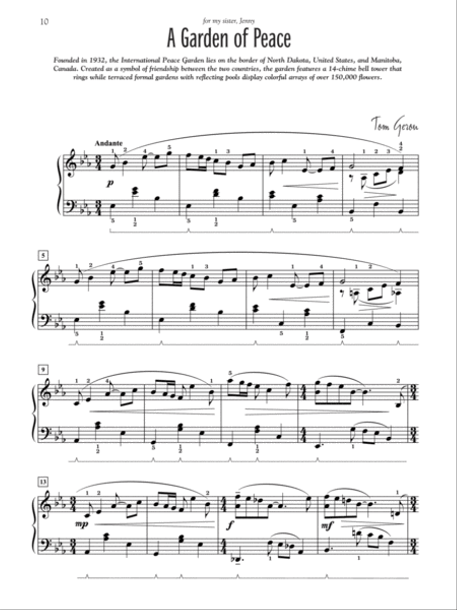 North Dakota -- The Peace Garden State Piano Solo scores gallery preview page 4