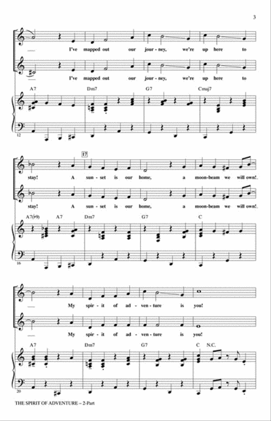 The Spirit of Adventure The Spirit of Adventure 2-Part scores gallery preview page 3