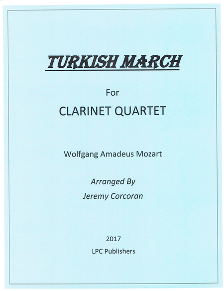 Turkish March for Clarinet Quartet image number null