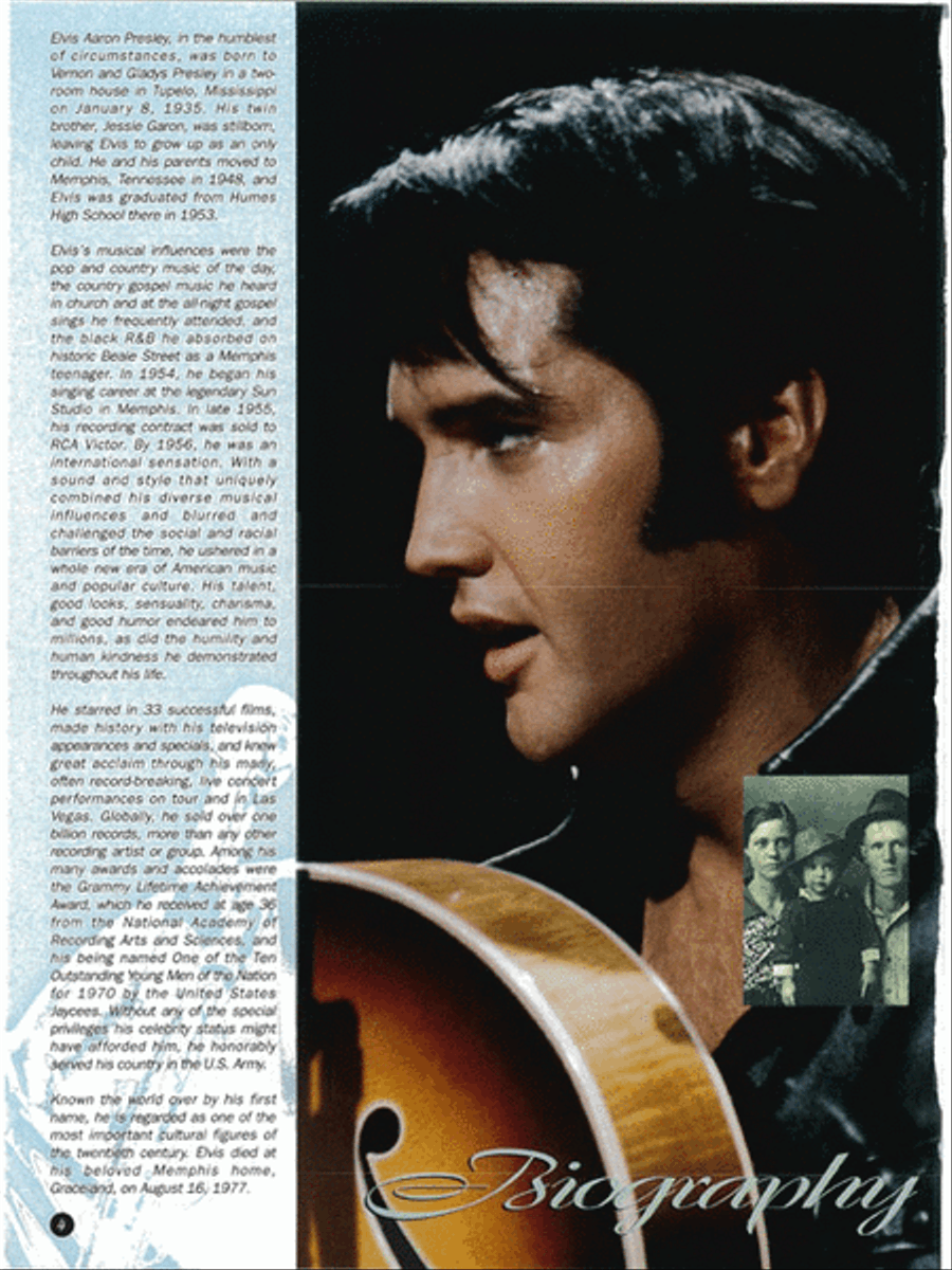 Elvis Presley Anthology – Volume 2 Piano, Vocal, Guitar scores gallery preview page 3