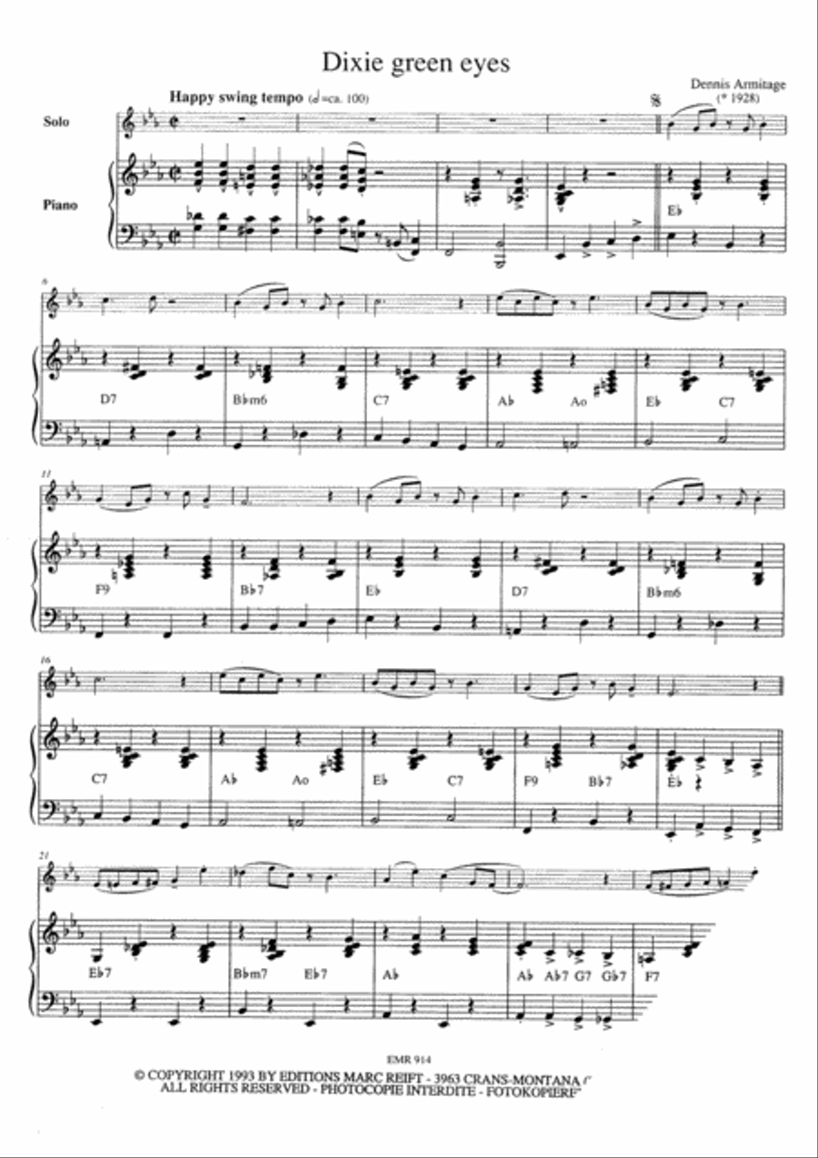 Suite Chameleon Flute Solo scores gallery preview page 3