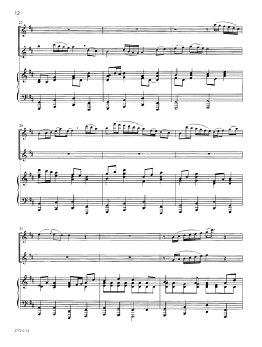 Be Still My Soul Flute Duet scores gallery preview page 8