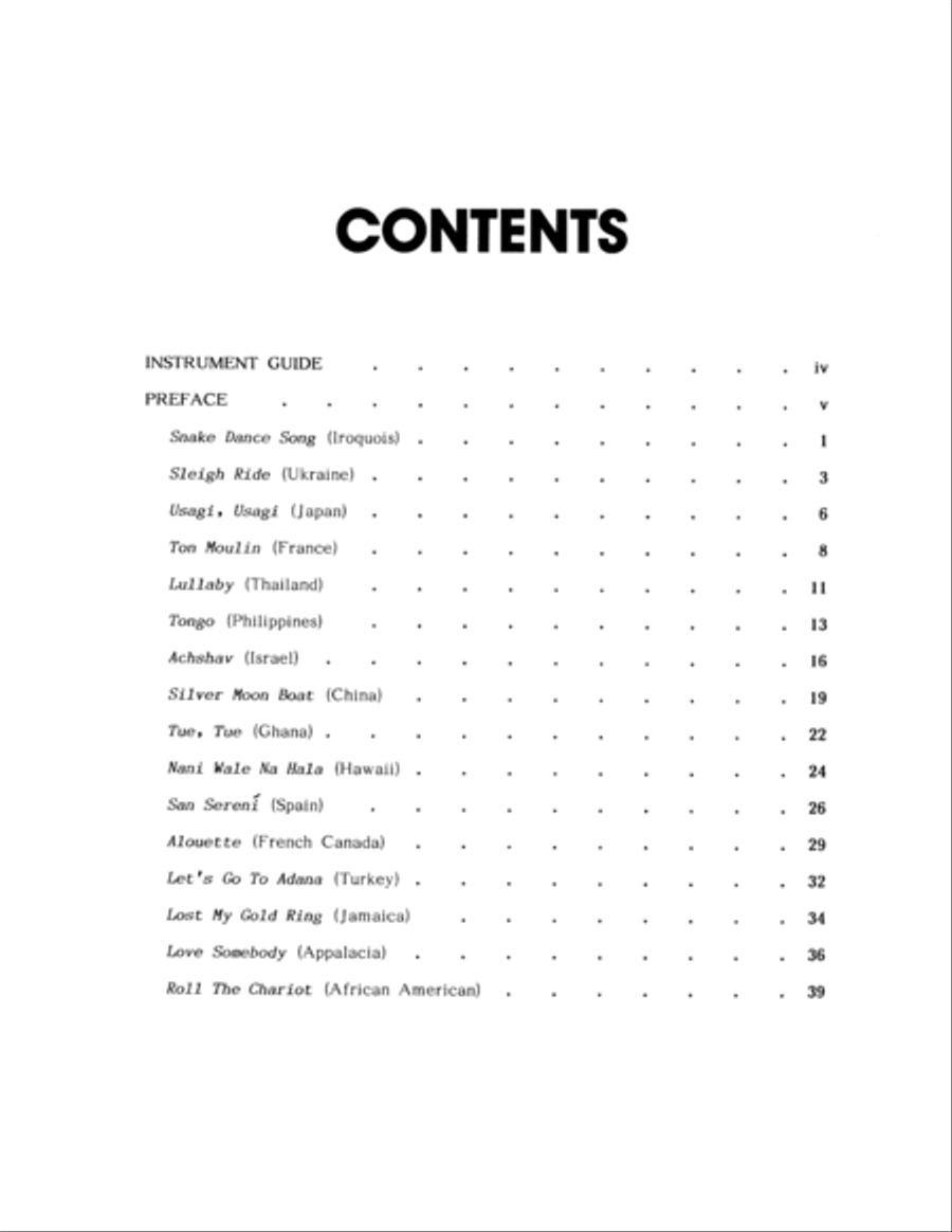 Sing 'Round the World Unison Choir scores gallery preview page 2