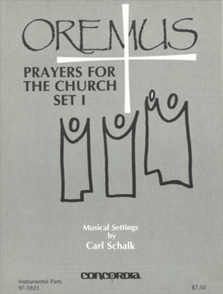 Book cover for Oremus / Prayers for the Church, Set 1 (String parts)