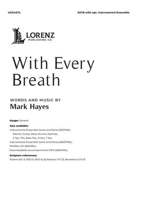 Book cover for With Every Breath