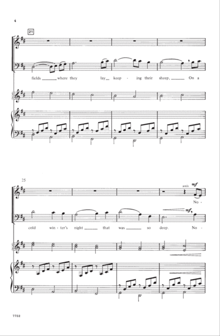 The First Noel/Pachelbel's Canon - Soundtrax CD (CD only) Choir scores gallery preview page 4