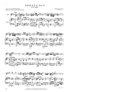 Sonata No. 4 In G Major