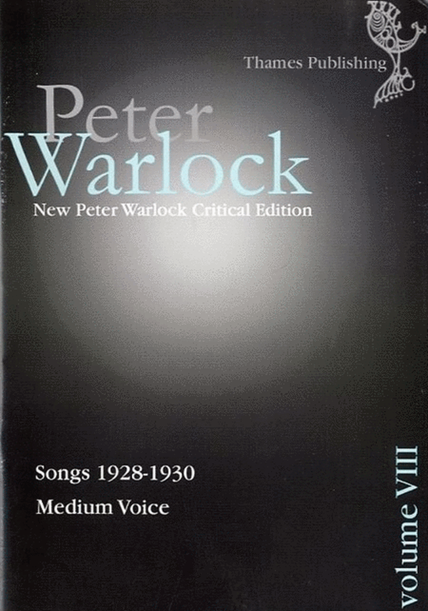 New Peter Warlock Critical Edition Vol 8 Medium