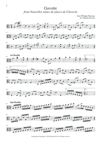 French Duos, Volume 1, viola part