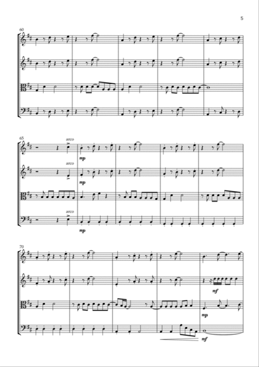 Shivers String Quartet scores gallery preview page 5