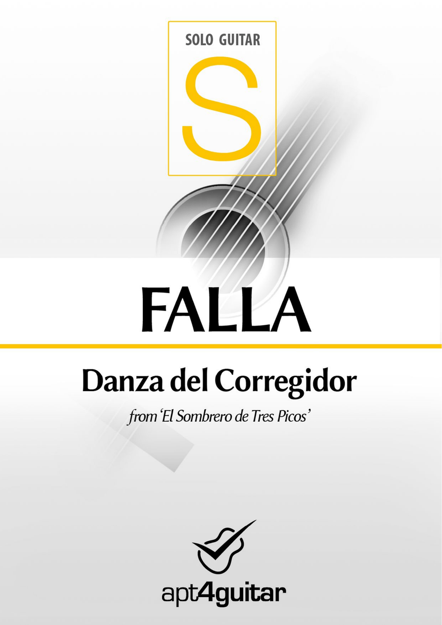 Danza del Corregidor Classical Guitar scores gallery preview page 1