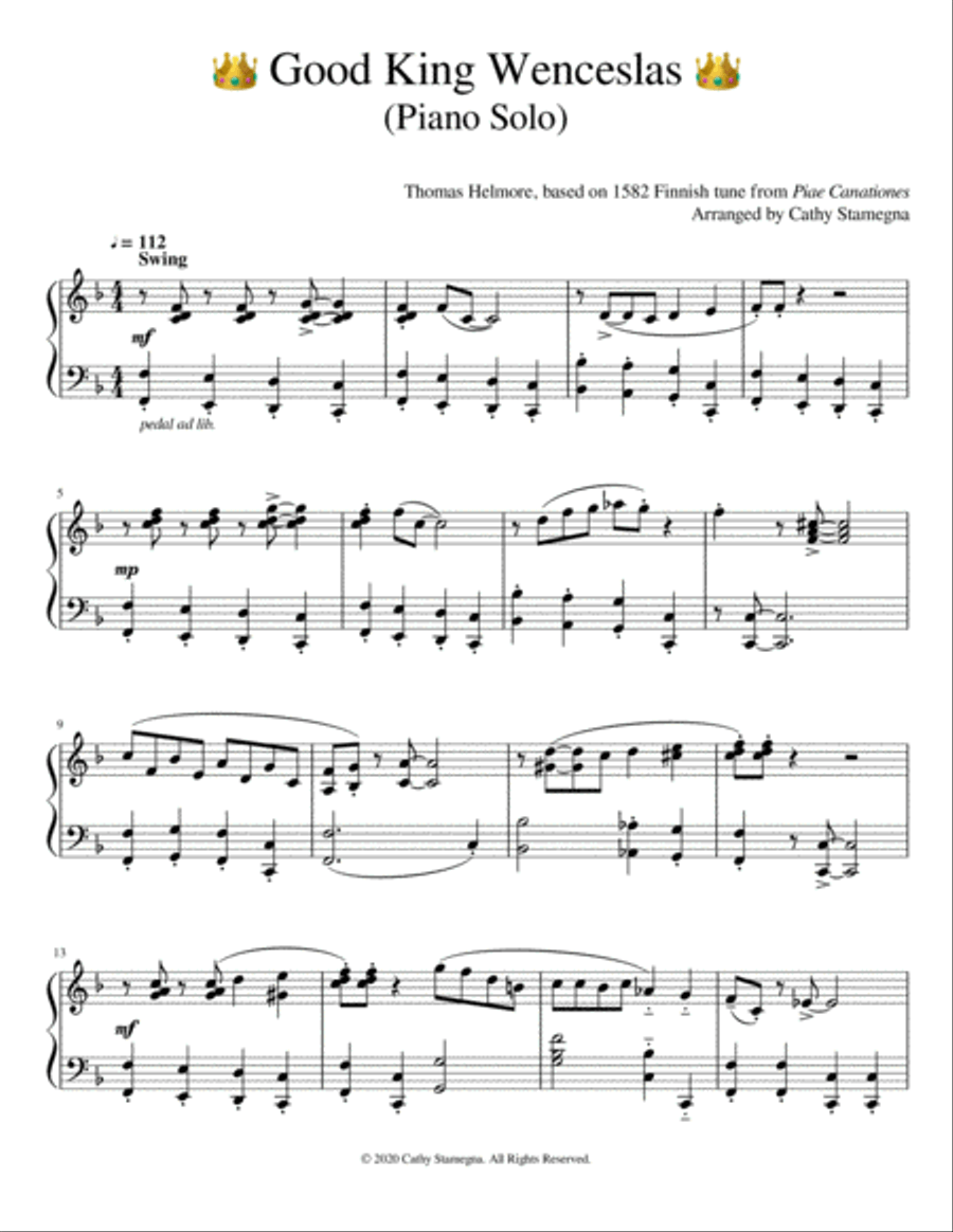 Good King Wenceslas (Piano Solo) Piano Solo scores gallery preview page 2