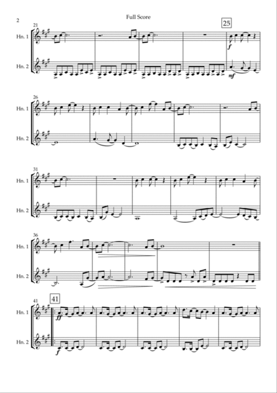 Without You Without You Brass Duet scores gallery preview page 2