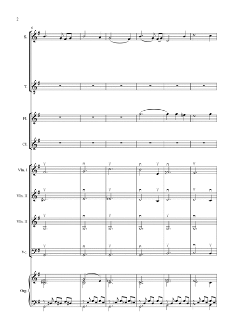 The 7 Serenades The 7 Serenades Choir scores gallery preview page 2