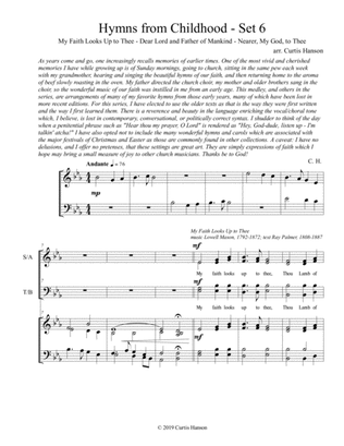Book cover for Hymns from Childhood - Set 6 (SATB)