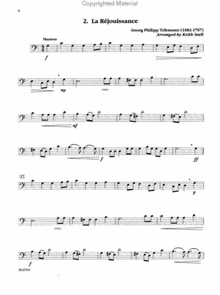 Belwin Master Solos (Trombone), Volume 1